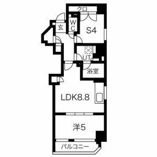 マーロ上野入谷#R【7階】の間取り