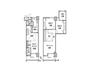 レジデンツァ大橋【10階】の間取り