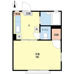 フローラ常盤平【1階】の間取り