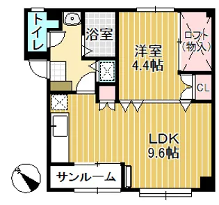 ロフトガーデン【2階】の間取り