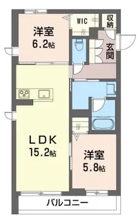 並木ハーミテイジK【2階】の間取り