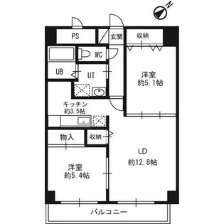 ブライトン琴似【3階】の間取り