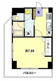 コーポ青葉【1階】の間取り