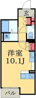 ミランダグルージアII【1階】の間取り
