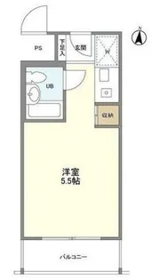メディアハイツ南【5階】の間取り