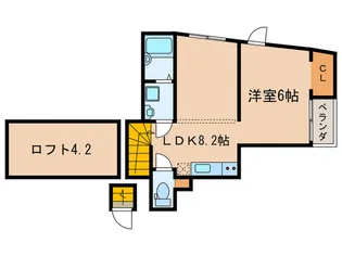 SBFコ-ト渋谷本町【2階】の間取り