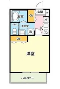 メゾンYUHIRI【1階】の間取り
