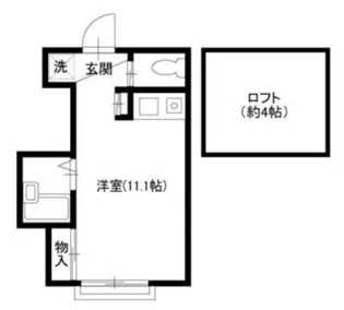 ニューテンダーハイム【2階】の間取り