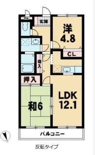 プロニティ桜宮【2階】の間取り