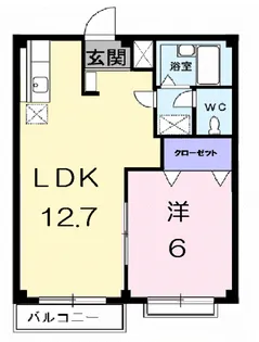 エルディムパーク【2階】の間取り