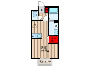 レジデンス検見川【2階】の間取り