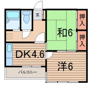 カサベルデ・セヒア【3階】の間取り