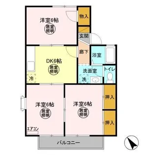 ビレッジJunB【2階】の間取り