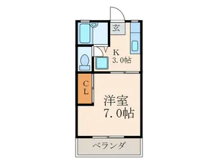 コンフォ-ト田川【2階】の間取り