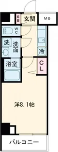 クレヴィスタ綾瀬III【3階】の間取り