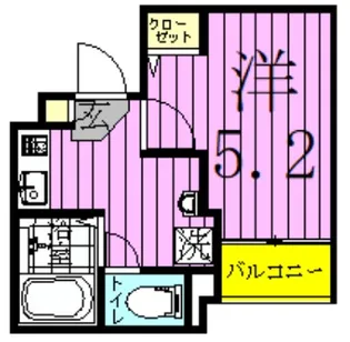 グランクオール城東【1階】の間取り