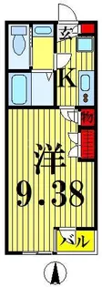 Excel Design 北千住【3階】の間取り