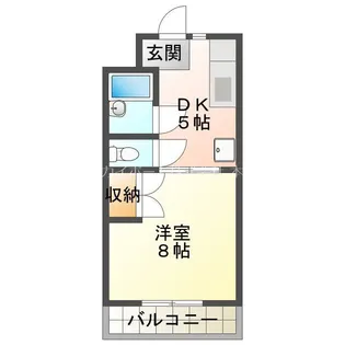 エステートビレッジ【4階】の間取り