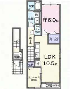 シエル【2階】の間取り
