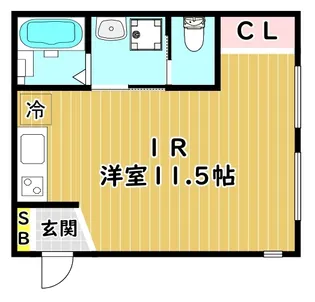 SELENITE塚本【1階】の間取り