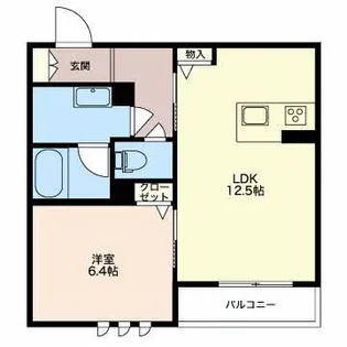 レフィシア【3階】の間取り