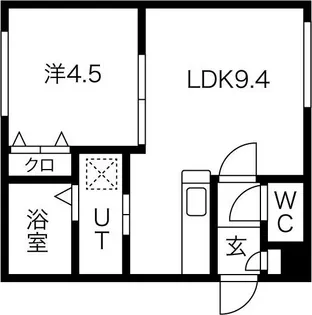 リベルタ澄川【2階】の間取り