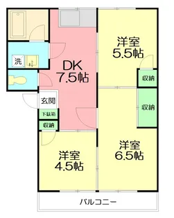 アルファルス2【1階】の間取り
