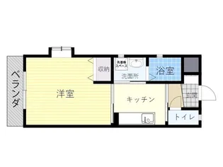 ハピネス上野【3階】の間取り