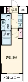 メインステージ北千住VI【7階】の間取り