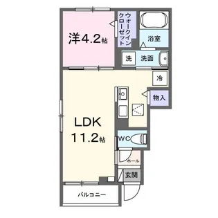 グレイス ヒルズ【1階】の間取り