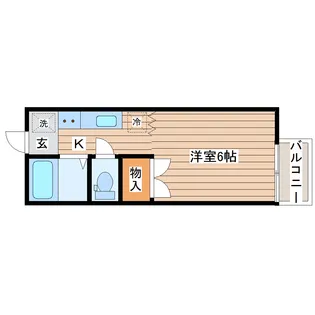 ファインハイツ川内【2階】の間取り
