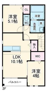 ロゼ C棟【1階】の間取り