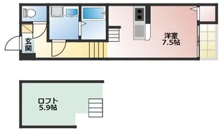 ARVITA【1階】の間取り