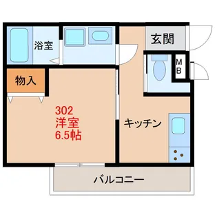 ルアーナみやのぎ【3階】の間取り