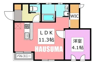 ポプラ倶楽部23【2階】の間取り