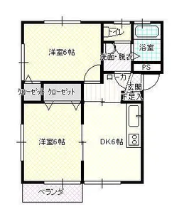 ラヴィエラ21【1階】の間取り