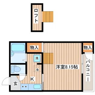 ノースキャピタル【2階】の間取り