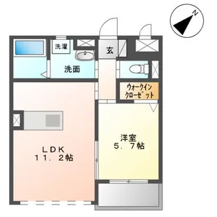 コモド レジデンス【1階】の間取り