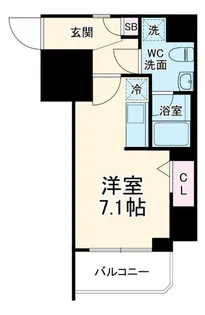 ジェノヴィア三郷駅前【7階】の間取り