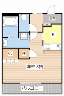 ムリノ ア ヴェント【2階】の間取り