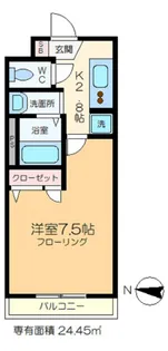 ヒルハイム綾瀬【3階】の間取り