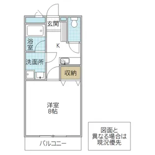 サニーサイドサンフィート【2階】の間取り