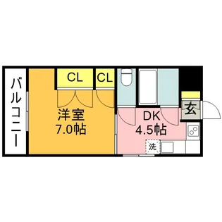 レントハウス九産大前ビル【2階】の間取り