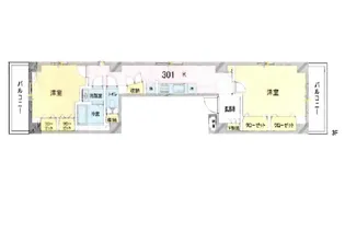 ワンズステージ駒場東大前【3階】の間取り
