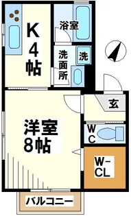 つつじヶ丘グリーンパレス【2階】の間取り