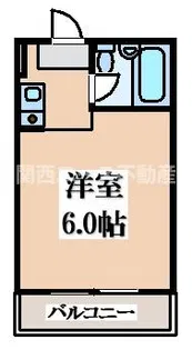 メゾン小若江【3階】の間取り