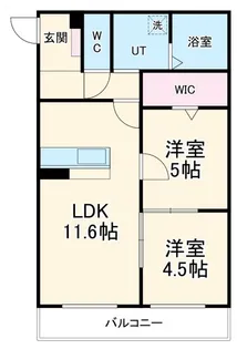 ラフィネ扶桑スタシオン【1階】の間取り