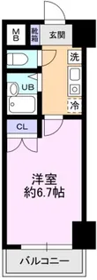 メインステージ西麻布【6階】の間取り