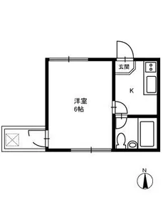 ハイムパルファンベール【2階】の間取り