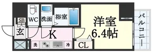 CREST TAPP DITA 神戸西パークフロント【15階】の間取り
